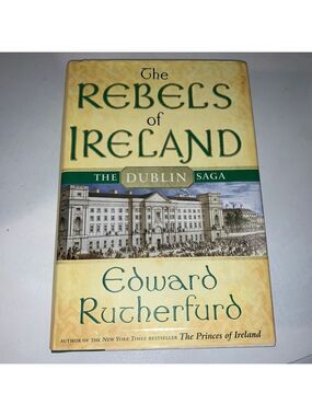 Edward Rutherfurd Book The Rebels of Ireland One Size Yellow Green
